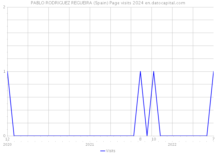 PABLO RODRIGUEZ REGUEIRA (Spain) Page visits 2024 