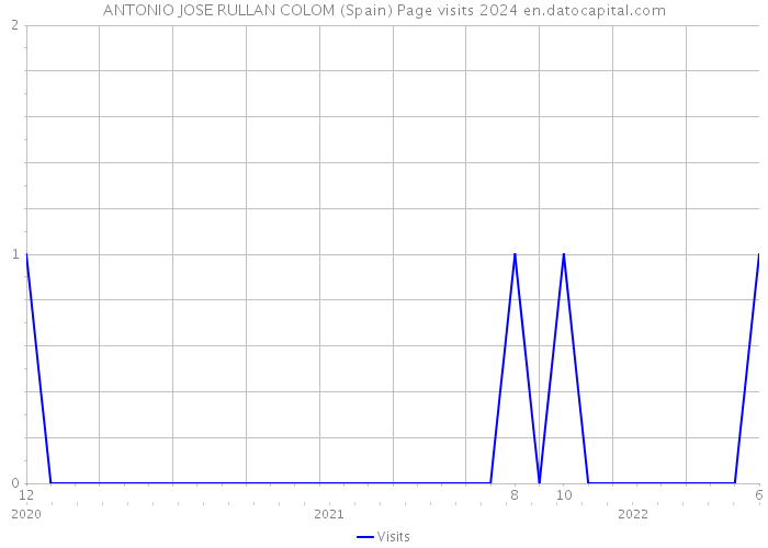 ANTONIO JOSE RULLAN COLOM (Spain) Page visits 2024 