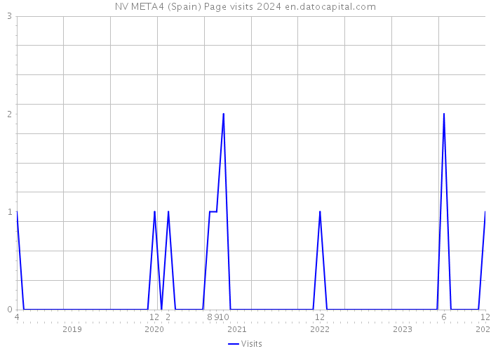 NV META4 (Spain) Page visits 2024 