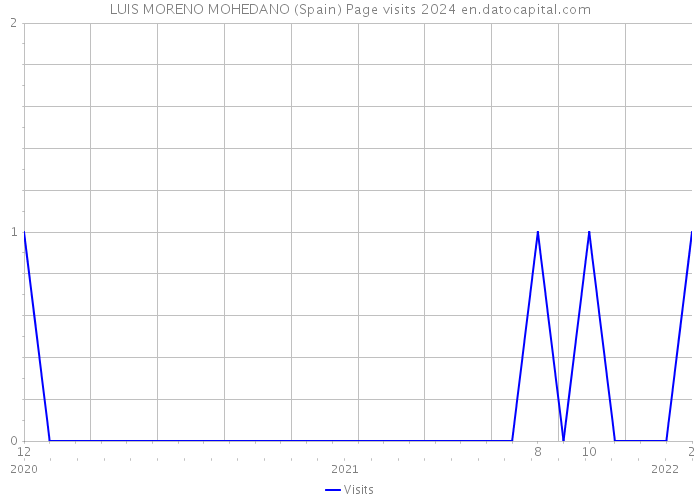 LUIS MORENO MOHEDANO (Spain) Page visits 2024 