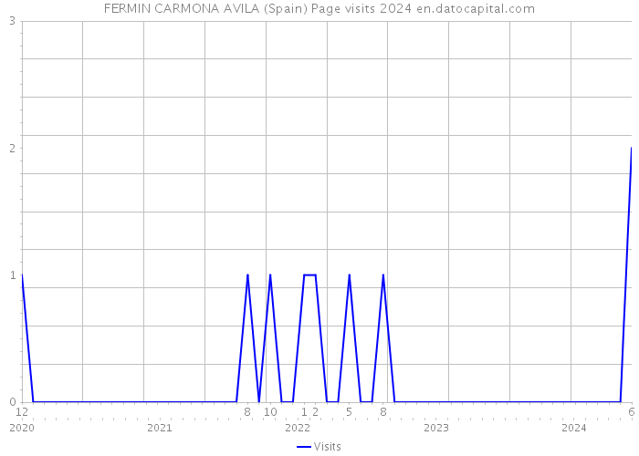 FERMIN CARMONA AVILA (Spain) Page visits 2024 