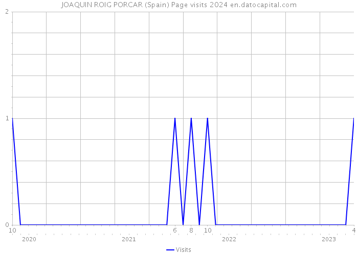 JOAQUIN ROIG PORCAR (Spain) Page visits 2024 