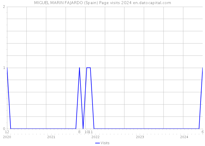 MIGUEL MARIN FAJARDO (Spain) Page visits 2024 