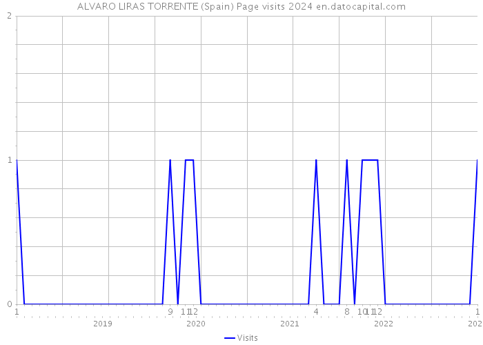 ALVARO LIRAS TORRENTE (Spain) Page visits 2024 