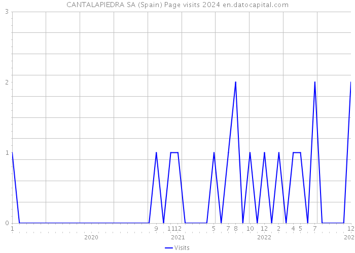 CANTALAPIEDRA SA (Spain) Page visits 2024 