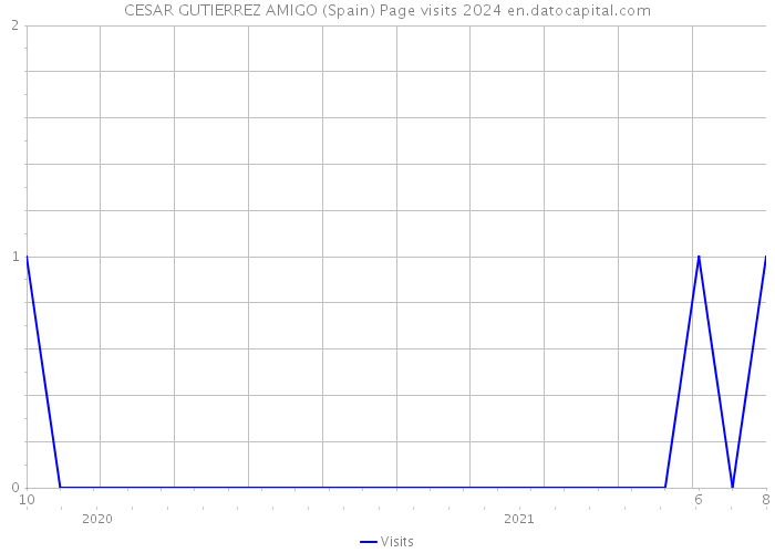 CESAR GUTIERREZ AMIGO (Spain) Page visits 2024 