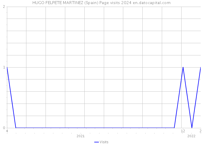 HUGO FELPETE MARTINEZ (Spain) Page visits 2024 