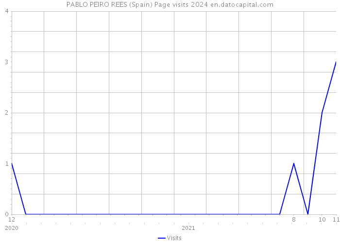 PABLO PEIRO REES (Spain) Page visits 2024 