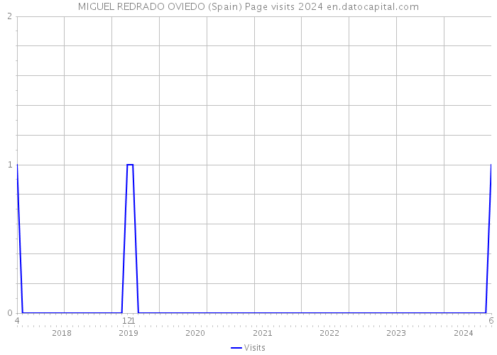 MIGUEL REDRADO OVIEDO (Spain) Page visits 2024 