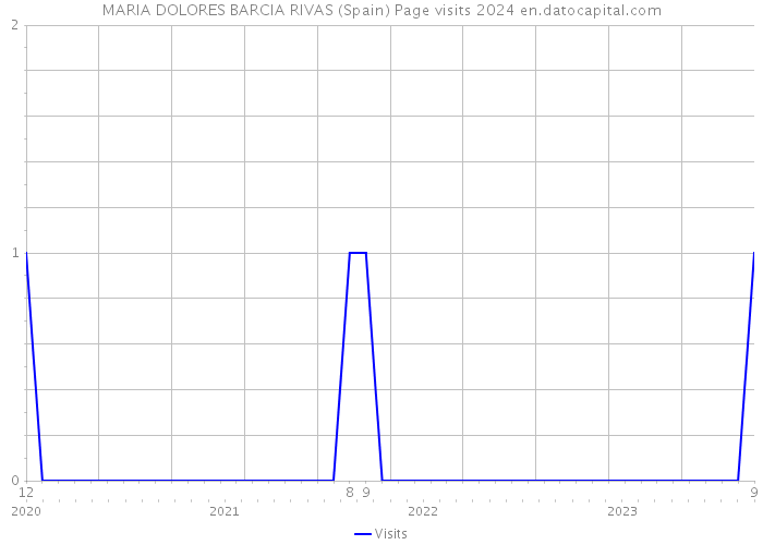 MARIA DOLORES BARCIA RIVAS (Spain) Page visits 2024 