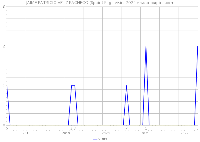 JAIME PATRICIO VELIZ PACHECO (Spain) Page visits 2024 