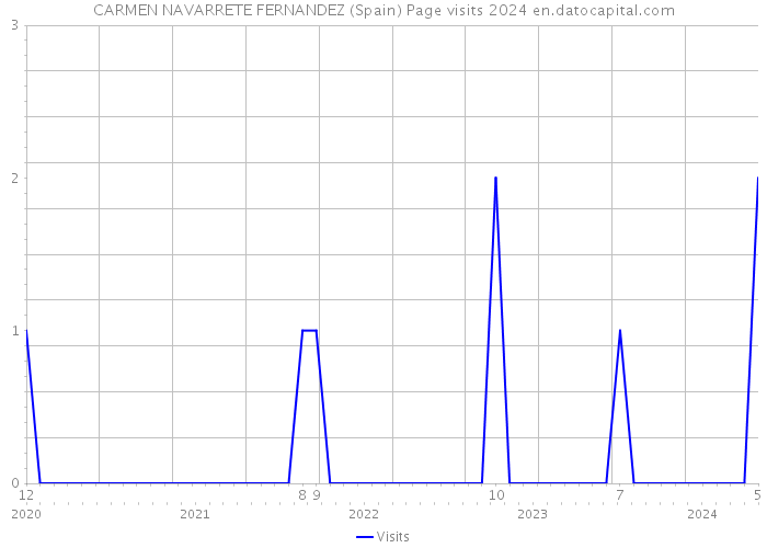 CARMEN NAVARRETE FERNANDEZ (Spain) Page visits 2024 