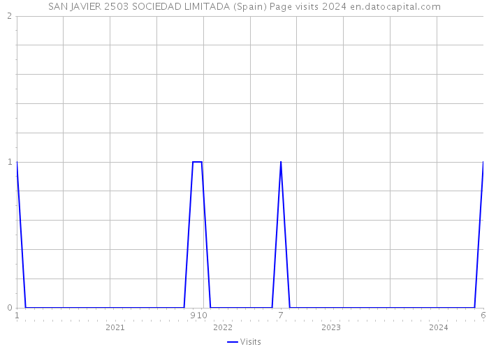 SAN JAVIER 2503 SOCIEDAD LIMITADA (Spain) Page visits 2024 