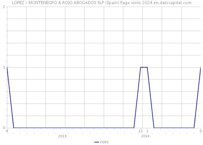 LOPEZ - MONTENEGRO & ROJO ABOGADOS SLP (Spain) Page visits 2024 