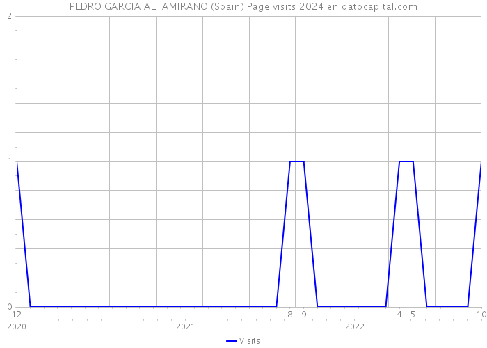 PEDRO GARCIA ALTAMIRANO (Spain) Page visits 2024 