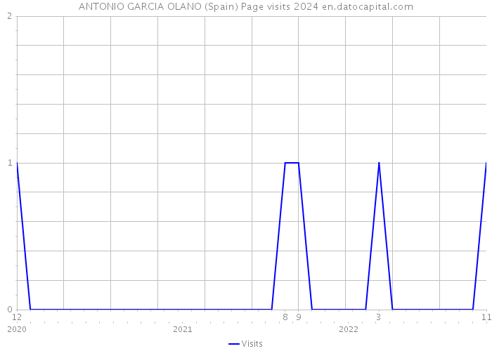 ANTONIO GARCIA OLANO (Spain) Page visits 2024 