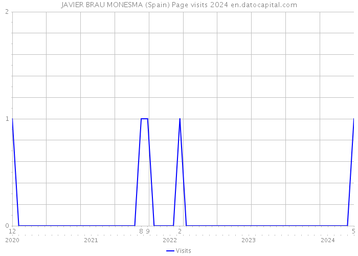 JAVIER BRAU MONESMA (Spain) Page visits 2024 