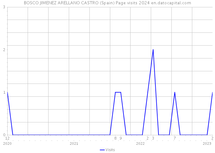 BOSCO JIMENEZ ARELLANO CASTRO (Spain) Page visits 2024 
