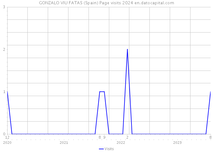 GONZALO VIU FATAS (Spain) Page visits 2024 