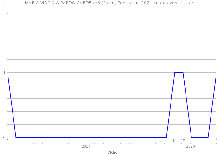 MARIA VIRGINIA PARDO CARDENAS (Spain) Page visits 2024 