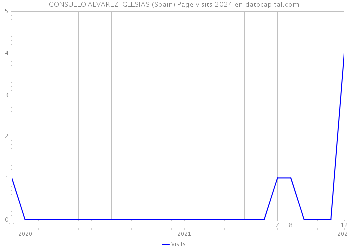 CONSUELO ALVAREZ IGLESIAS (Spain) Page visits 2024 