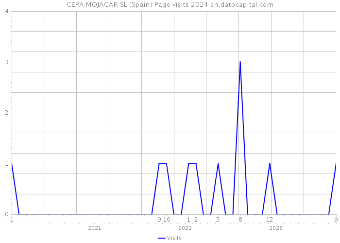 CEPA MOJACAR SL (Spain) Page visits 2024 