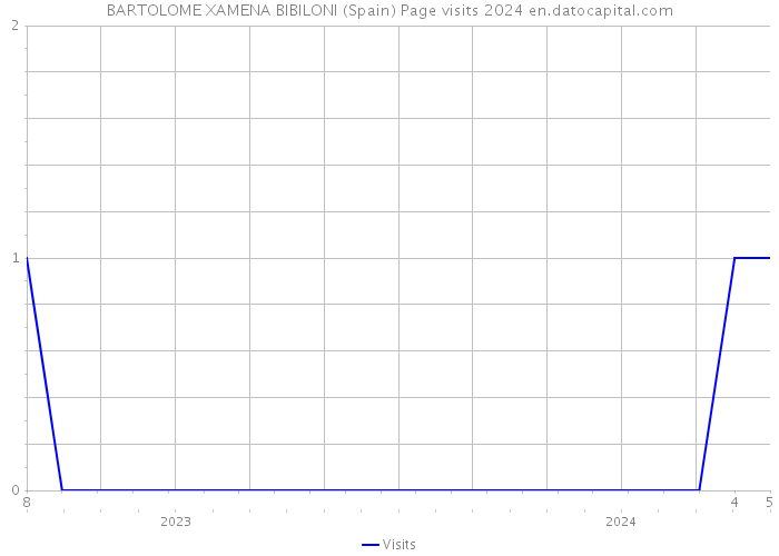 BARTOLOME XAMENA BIBILONI (Spain) Page visits 2024 