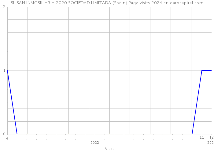 BILSAN INMOBILIARIA 2020 SOCIEDAD LIMITADA (Spain) Page visits 2024 