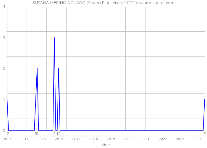 SUSANA MERINO AGUADO (Spain) Page visits 2024 