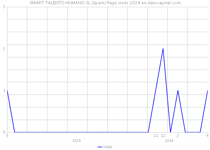 SMART TALENTO HUMANO SL (Spain) Page visits 2024 