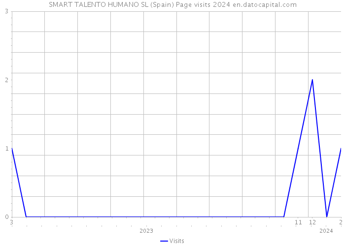 SMART TALENTO HUMANO SL (Spain) Page visits 2024 