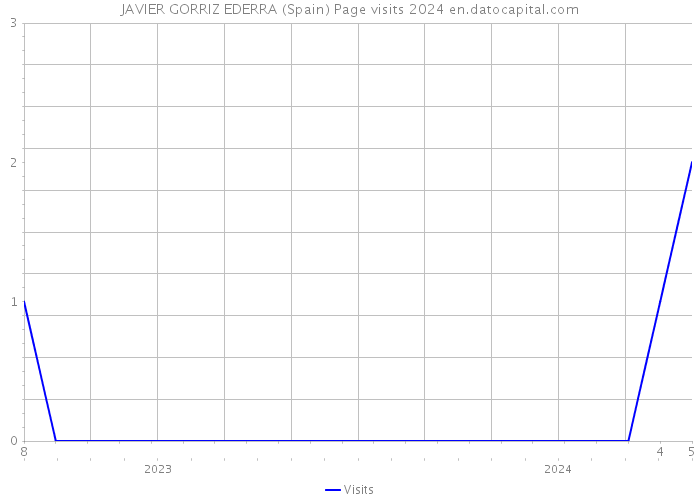 JAVIER GORRIZ EDERRA (Spain) Page visits 2024 