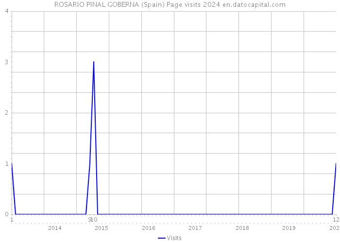 ROSARIO PINAL GOBERNA (Spain) Page visits 2024 