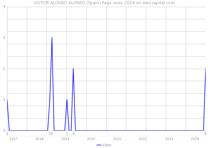 VICTOR ALONSO ALONSO (Spain) Page visits 2024 