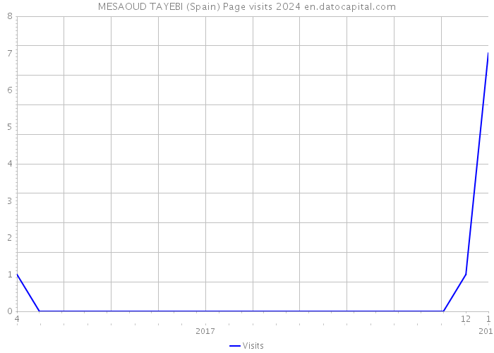 MESAOUD TAYEBI (Spain) Page visits 2024 