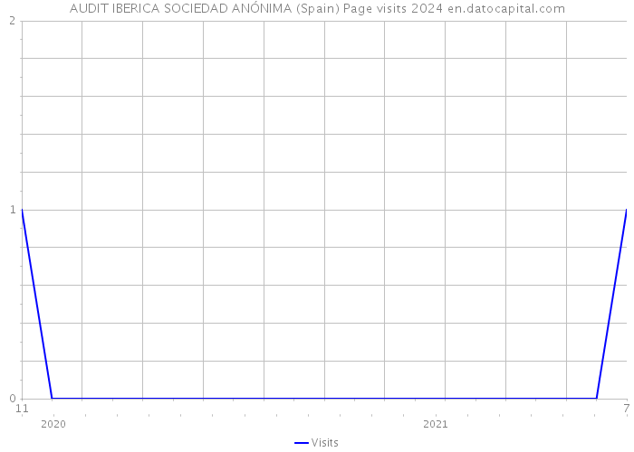 AUDIT IBERICA SOCIEDAD ANÓNIMA (Spain) Page visits 2024 