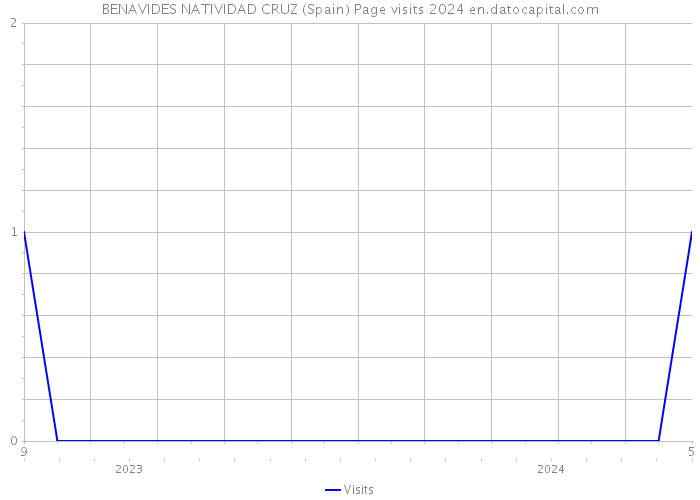 BENAVIDES NATIVIDAD CRUZ (Spain) Page visits 2024 