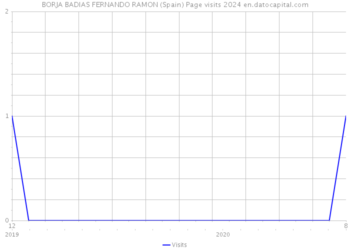 BORJA BADIAS FERNANDO RAMON (Spain) Page visits 2024 