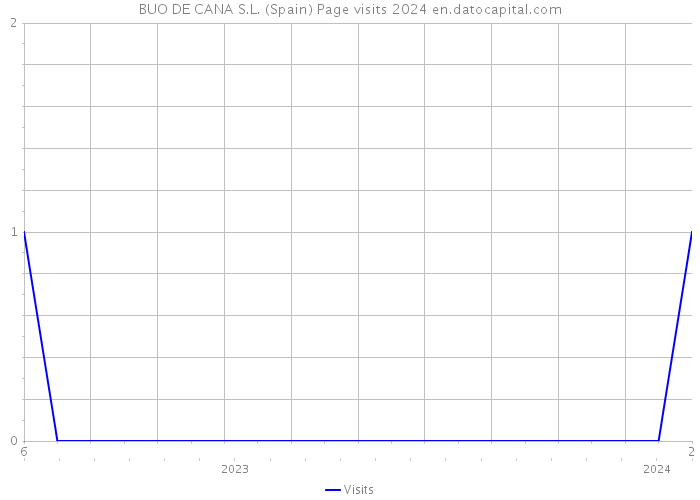 BUO DE CANA S.L. (Spain) Page visits 2024 