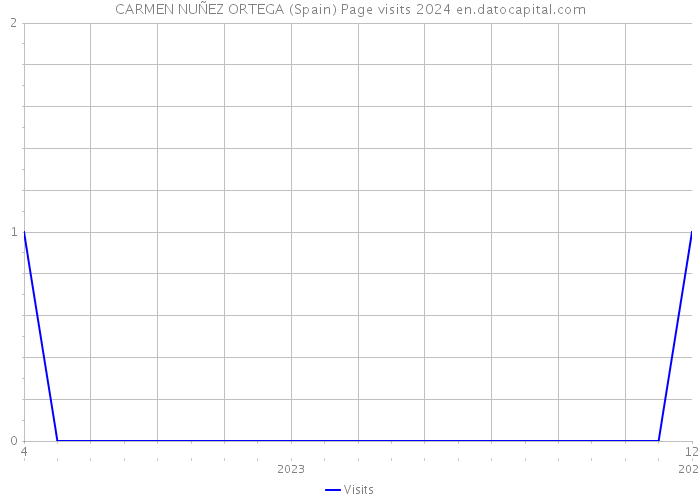 CARMEN NUÑEZ ORTEGA (Spain) Page visits 2024 