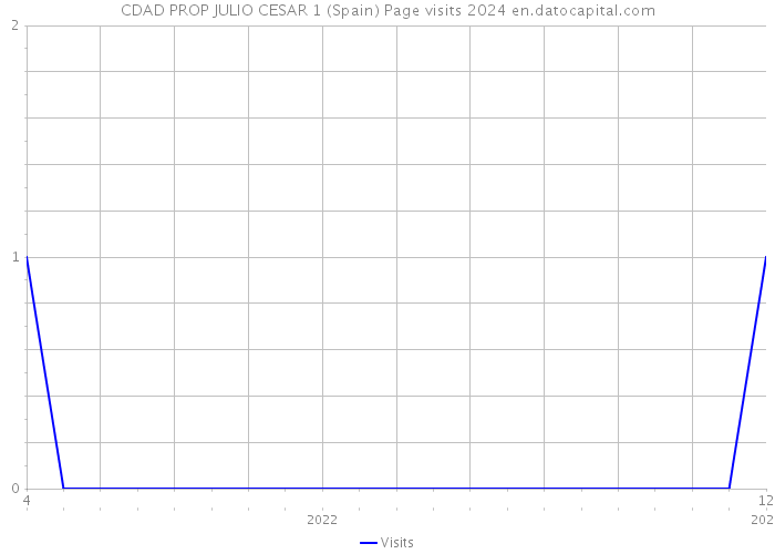 CDAD PROP JULIO CESAR 1 (Spain) Page visits 2024 