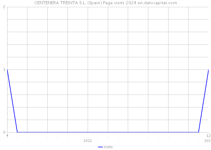 CENTENERA TREINTA S.L. (Spain) Page visits 2024 