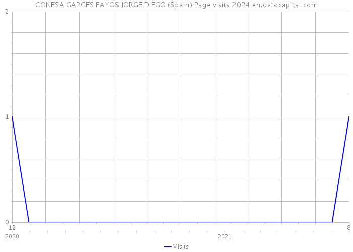 CONESA GARCES FAYOS JORGE DIEGO (Spain) Page visits 2024 