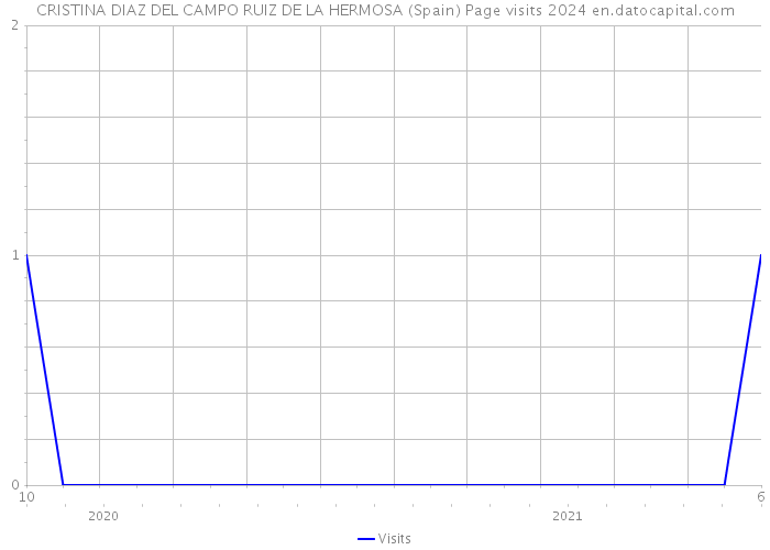 CRISTINA DIAZ DEL CAMPO RUIZ DE LA HERMOSA (Spain) Page visits 2024 