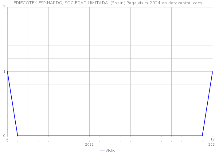 EDIECOTEK ESPINARDO, SOCIEDAD LIMITADA. (Spain) Page visits 2024 