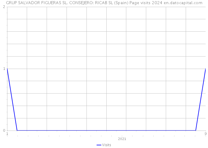 GRUP SALVADOR FIGUERAS SL. CONSEJERO: RICAB SL (Spain) Page visits 2024 