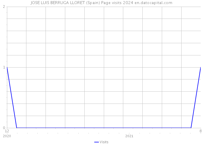 JOSE LUIS BERRUGA LLORET (Spain) Page visits 2024 