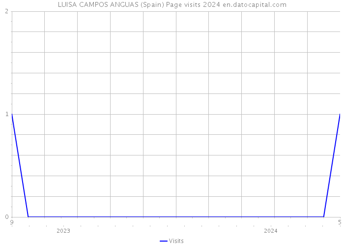 LUISA CAMPOS ANGUAS (Spain) Page visits 2024 