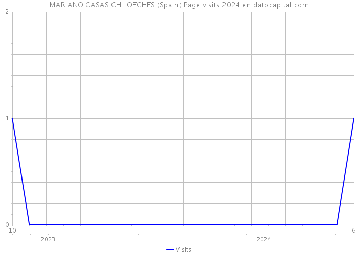 MARIANO CASAS CHILOECHES (Spain) Page visits 2024 