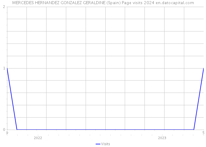 MERCEDES HERNANDEZ GONZALEZ GERALDINE (Spain) Page visits 2024 